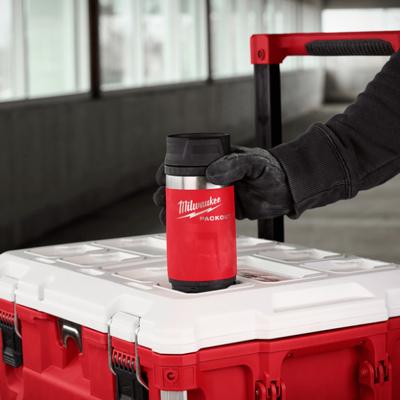 Milwaukee 48228391R PACKOUT™ Bottle 354ml (12oz) Sip Lid Red