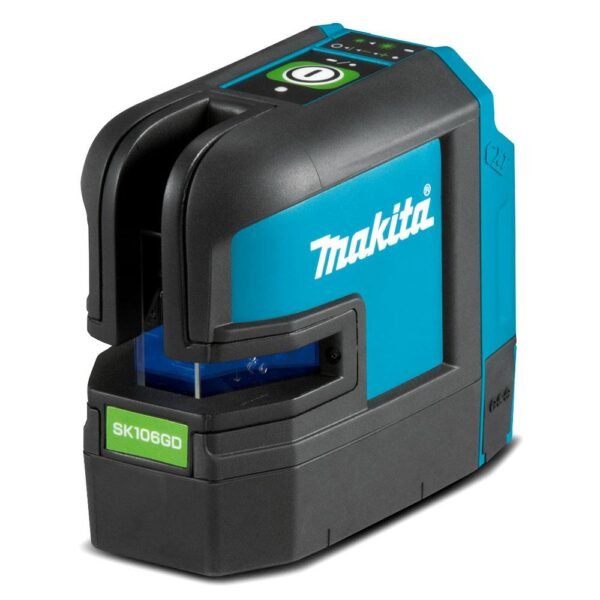 Makita SK106GDZ 12V Max Li-ion Cordless 4-Point Green Beam Cross Line Laser