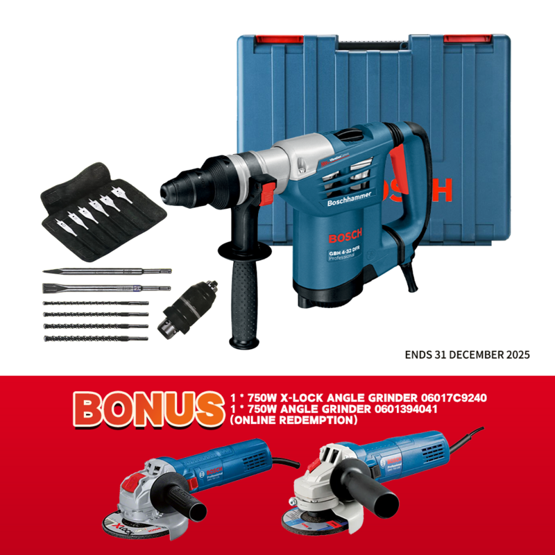 Bosch 0.611.332.141 GBH 4-32 DFR Rotary Hammer