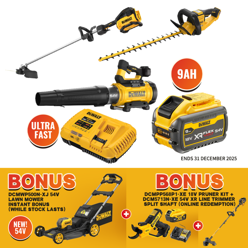 DCMK957X1-XE 54V Outdoor 3 Piece Combo Kit