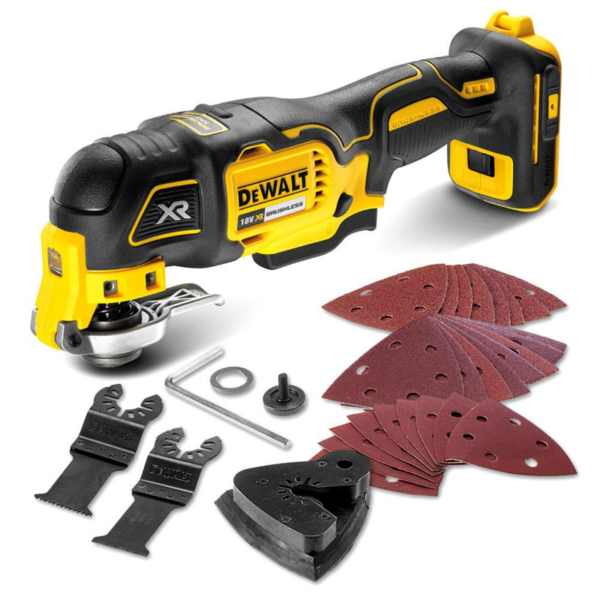 DeWalt DCS356N-XJ 18V XR Li-Ion Cordless Brushless Multi Tool with Speed Selector – Bare Tool