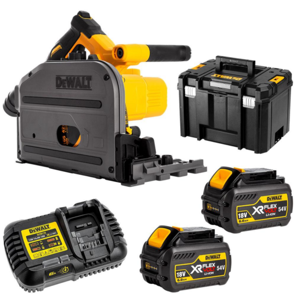 Dewalt DCS520T2-XE  54v XR li Ion Plunge Saw 2x batteries