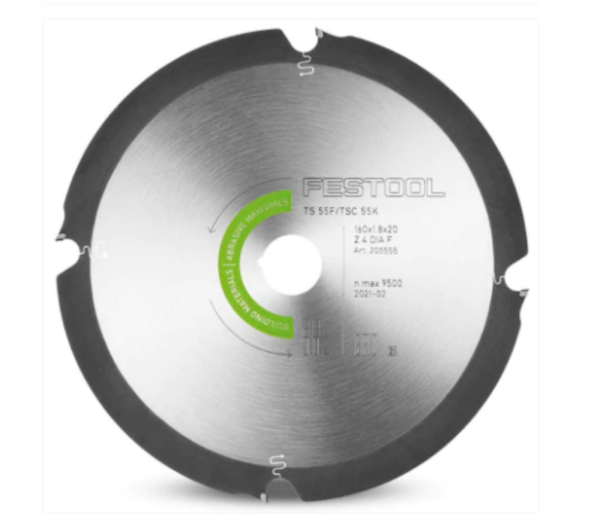 Festool 205558 DIAMOND SAW BLADE 160×1.8×20 F4