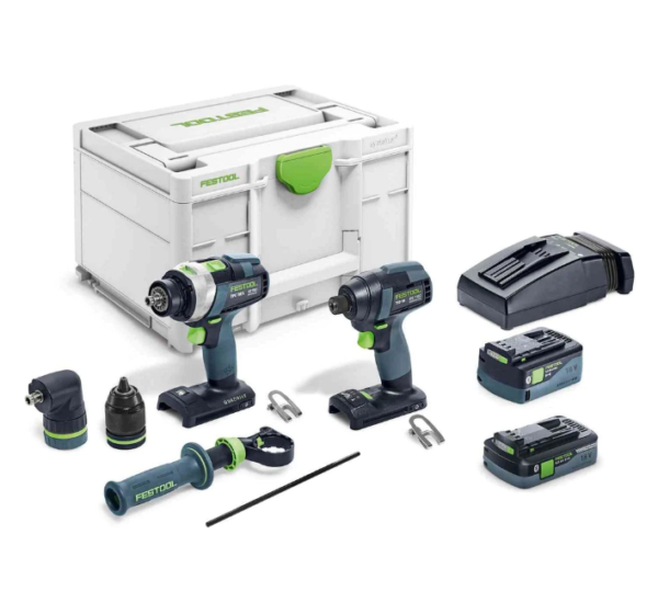 Festool 576999 SET TID18 / TPC18 Li 4&5 PC SYS3M237