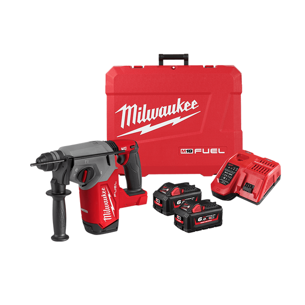 Milwaukee M18FH-602C M18 FUEL™ 26MM SDS PLUS ROTARY HAMMER KIT