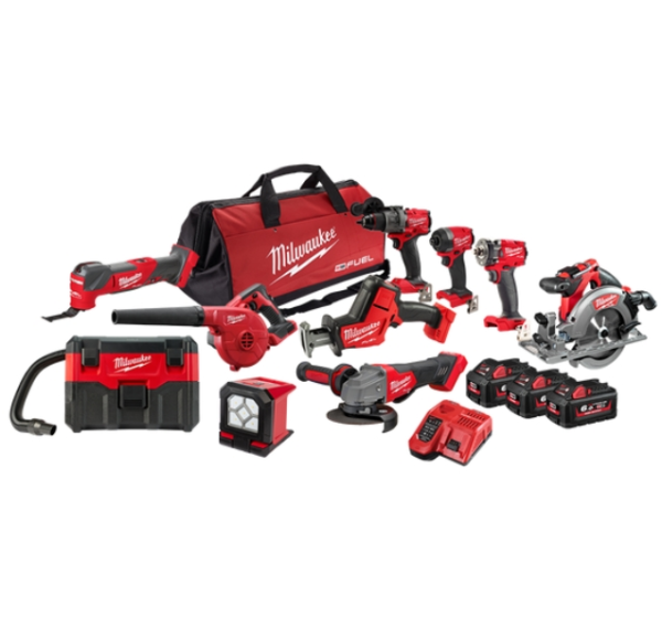 Milwaukee M18FPP10C3603B M18 FUEL™ 10 PIECE POWER PACK 10C3