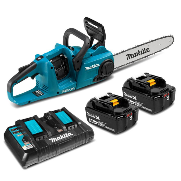 Makita DUC353PT2 18Vx2 LXT BL CHAINSAW 5ah kit