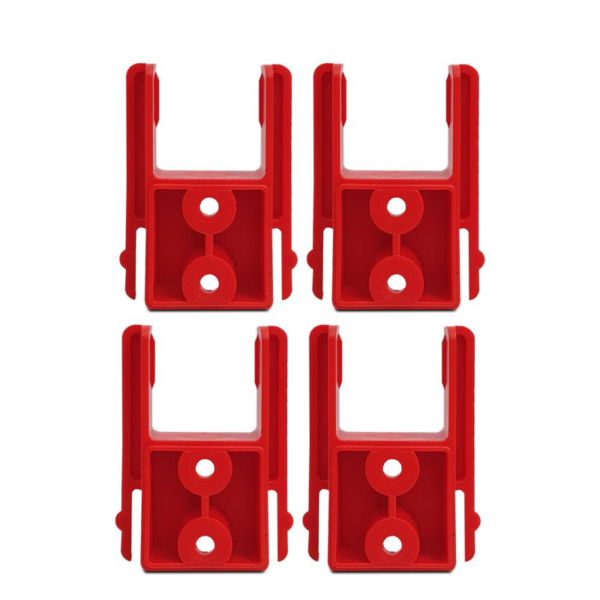 StealthMounts TM-MW18-RED-4 M18 Milwaukee 4-Pack Red Tool Storage Mounts