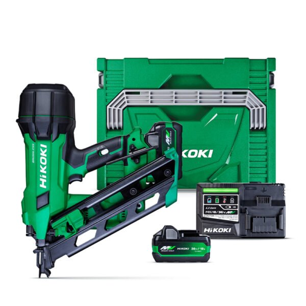 HIKOKI 两电一充 FRAMING GUN WITH 2* BATTERIES AND 1*CHARGER NR1890DCA(GMZ) 18V (2 x 5Ah)