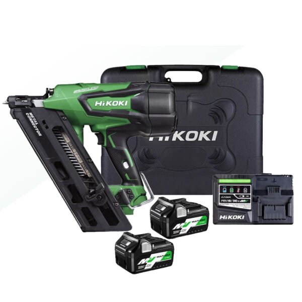 HiKOKI Hanger Nailer 两电一充 Cordless Metal Connector Nailer Gasless 36V – NR3665DA(G4Z)