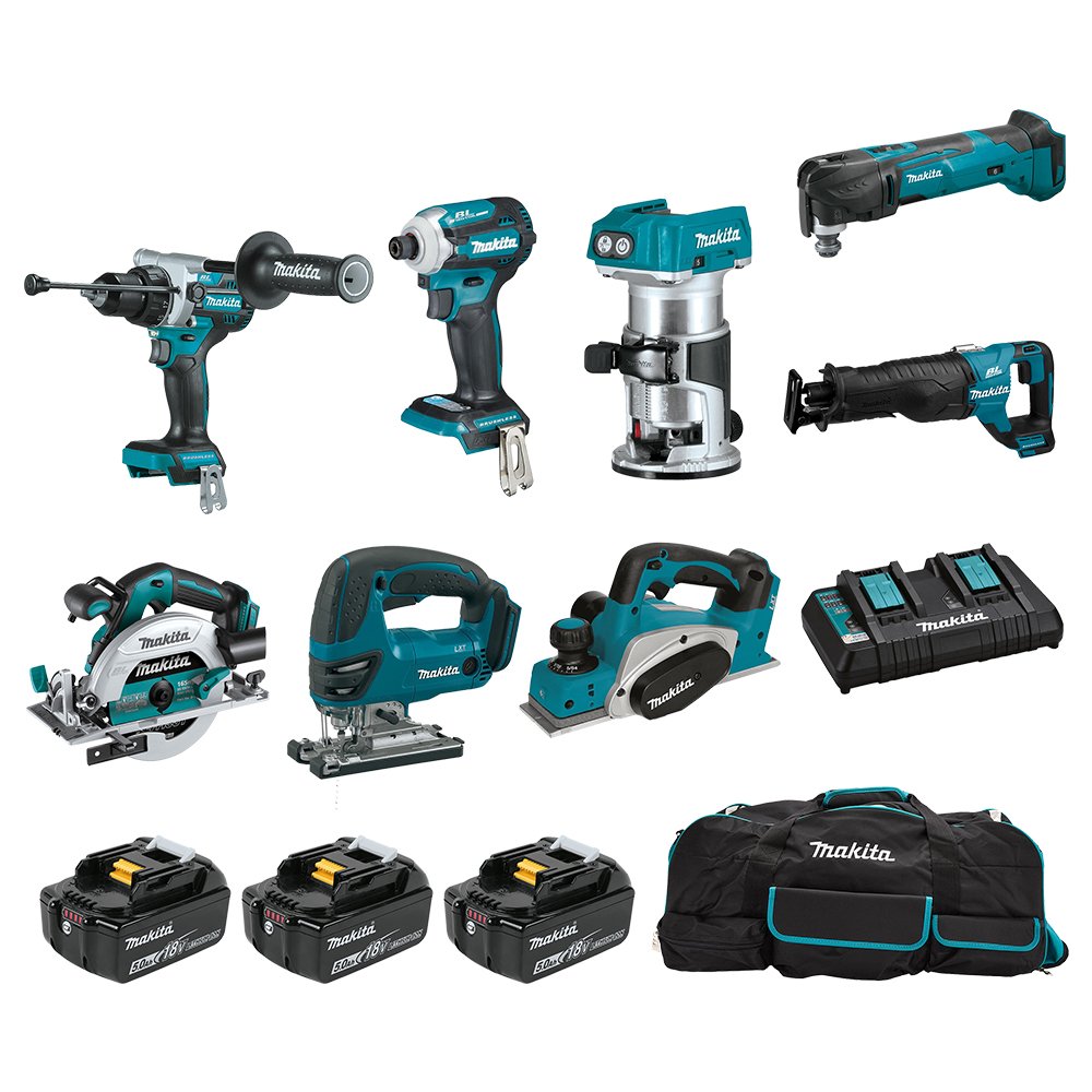 Makita Brushless 8 Piece Combo Kit – K Power Tools NZ